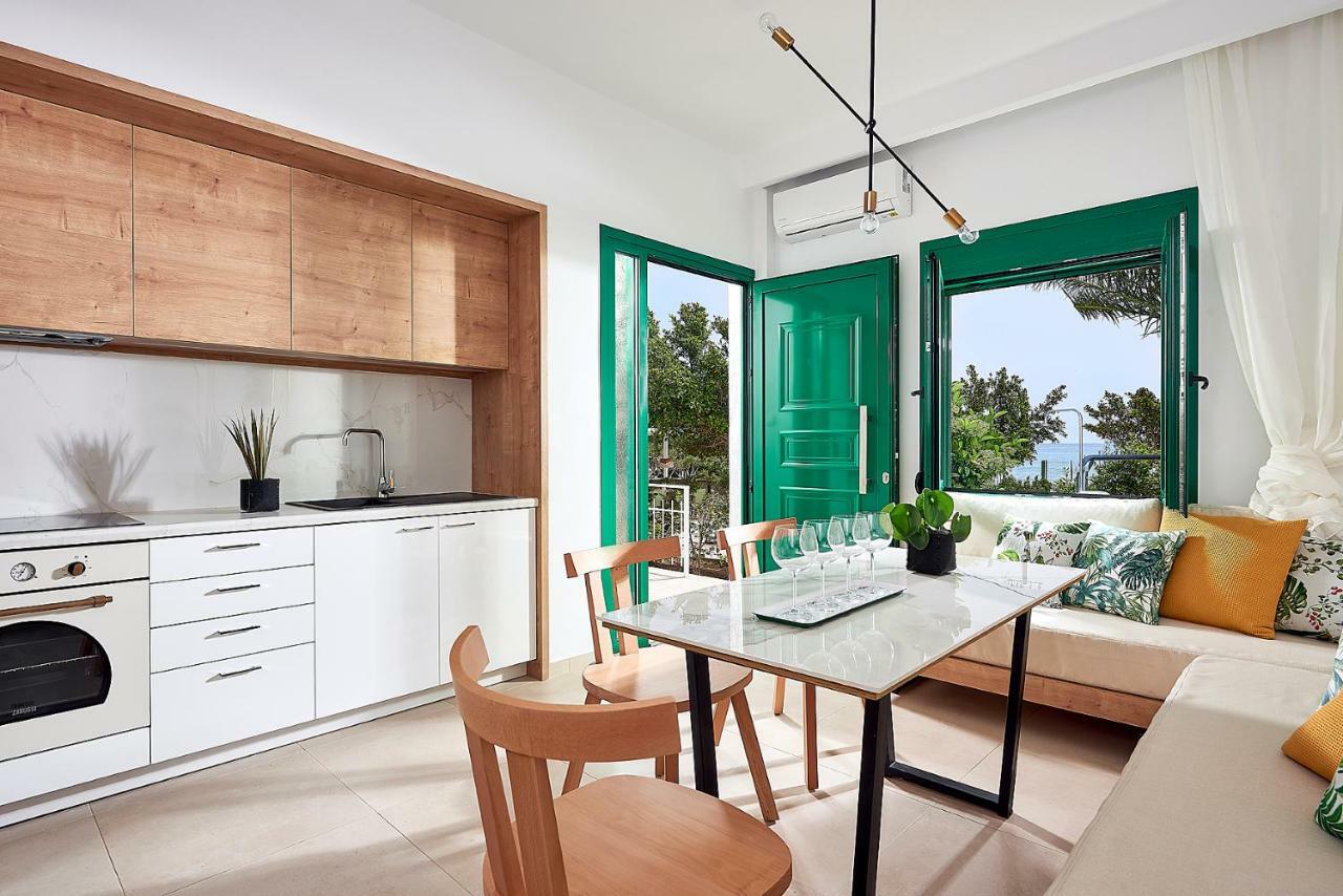 Beachfront Villa On Crete - Kirvas, Member Of Pelagaios Villas Koutsounari Exteriör bild