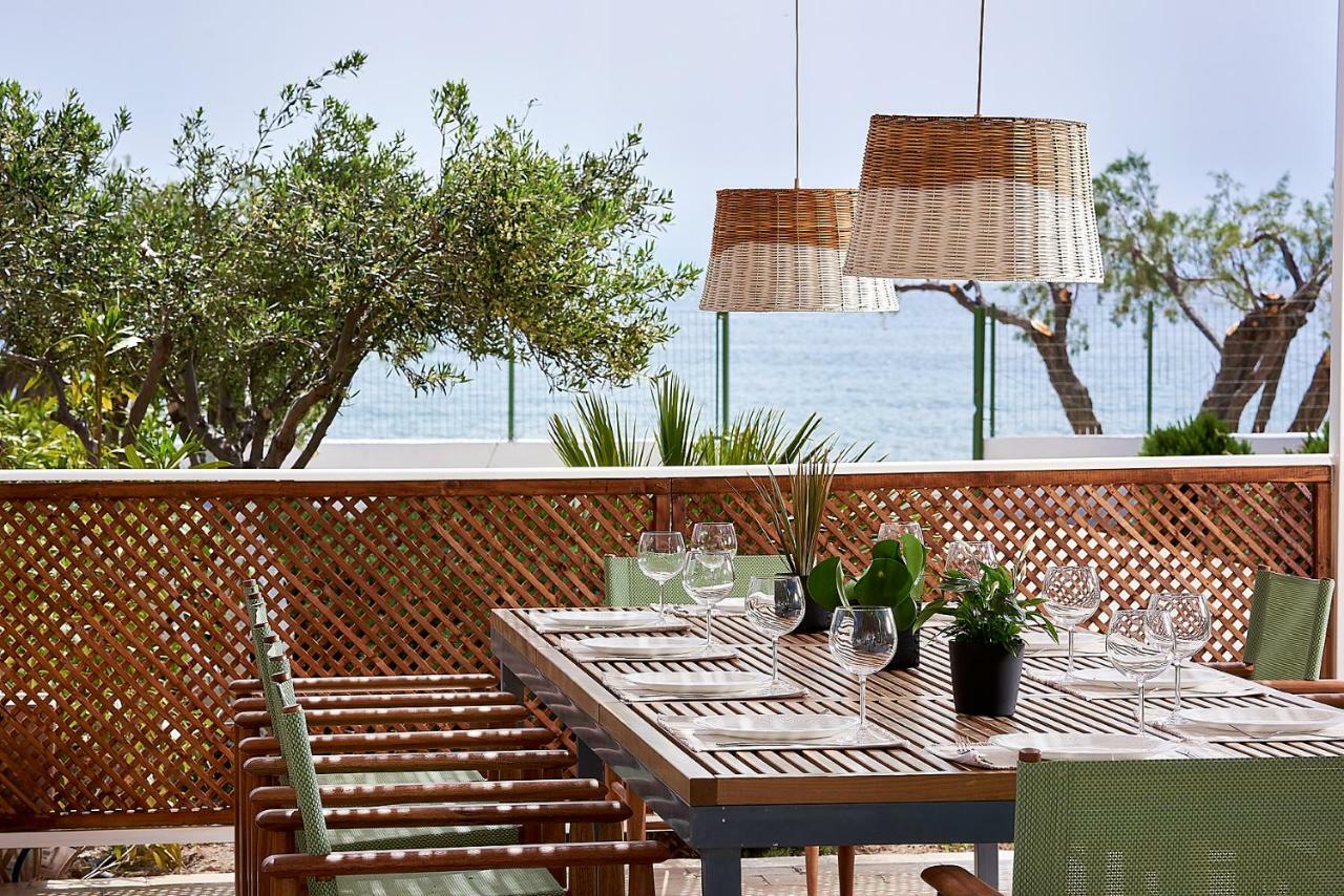Beachfront Villa On Crete - Kirvas, Member Of Pelagaios Villas Koutsounari Exteriör bild