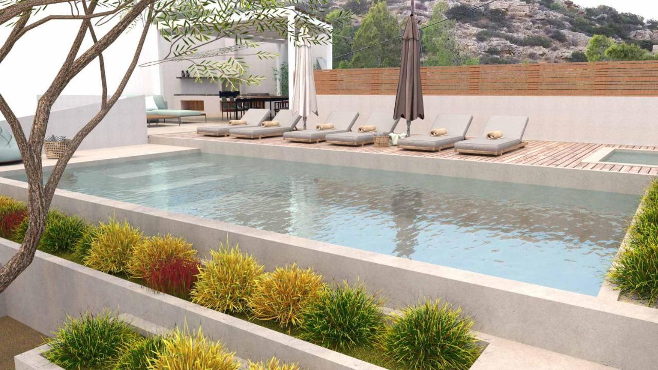 Beachfront Villa On Crete - Kirvas, Member Of Pelagaios Villas Koutsounari Exteriör bild